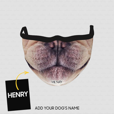 Personalized Dog Gift Idea - Another Zoom In Dog Mouth For Dog Lovers - Cloth Mask